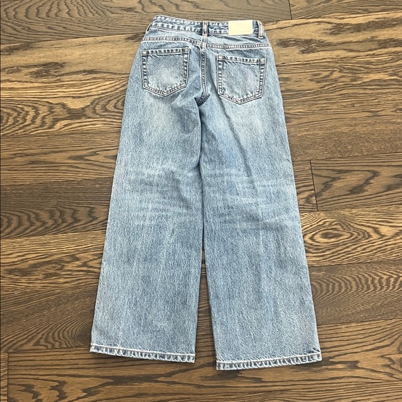 Katie J NYC Light Blue Wide Leg Jeans - Picture 3 of 4